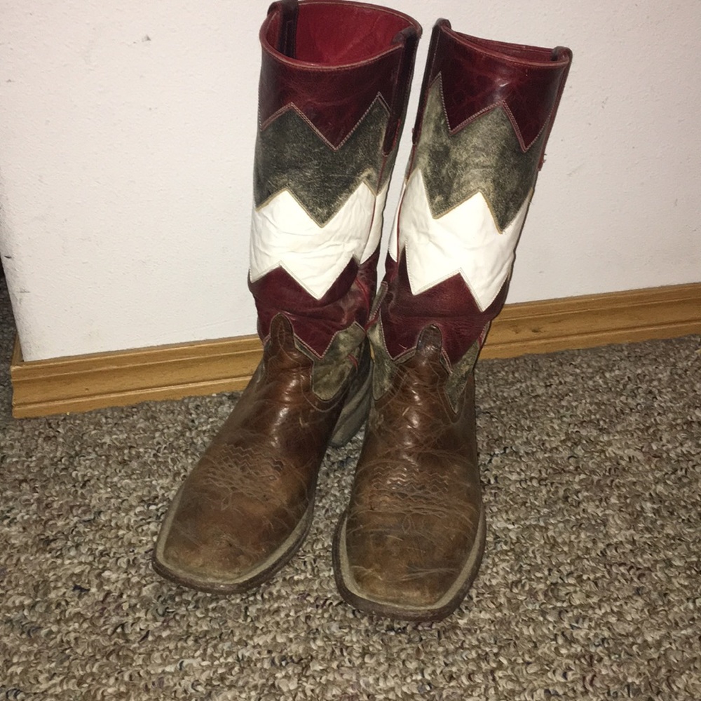 Anderson Bean  chevron Boots 7.5